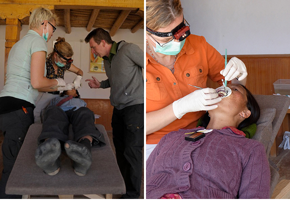 Zahnaerztliche Behandlung in Tibet Praxiszentrum Aachen Zahnarzt