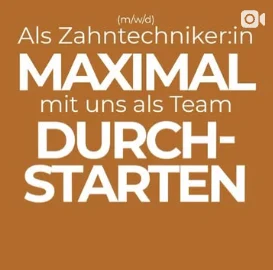 Stellenanzeige für Zahntechnikerinnen und Zahntechniker im Praxiszentrum Aachen